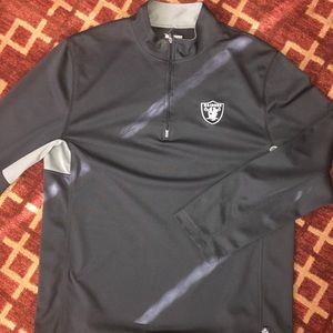 Las Vegas Raiders 1/4 Zip Long Sleeve Pullover